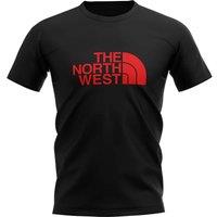 Manchester United FC Men's Mens Manchester The North West T-Shirt in Black | Size: Medium