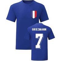 France Men's Mens Antoine Griezmann National Hero Tee'S in Blue | Size: Large