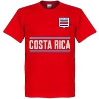 Costa Rica Men's Mens Team T-Shirt in Red | Size: 5XL