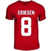 AFC Ajax Men's Mens Christian Eriksen Ajax Hero T-Shirt in Red | Size: Small