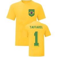 Brazil Men's Mens Taffarel National Hero Tee'S in Yellow | Size: XL