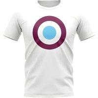 West Ham United FC Men's Mens West Ham Mod T-Shirt in White | Size: Large