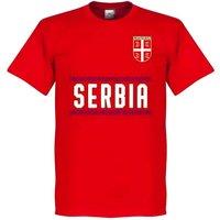 Serbia Men's Mens Team T-Shirt in Red | Size: 5XL