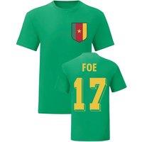 Cameroon Men's Mens Marc - Vivien Foe National Hero Tee in Green | Size: Large