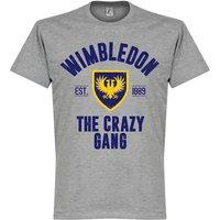 Wimbledon Men's Established T-Shirt in Grey | Size: 5XL