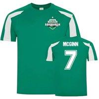 Hibernian FC Men's Mens John Mcginn Hibs Sports Training Jersey in Green | Size: XL