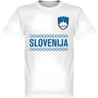 Slovenia Men's Team T-Shirt in White | Size: XL