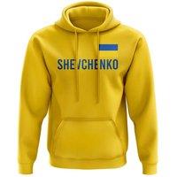 Ukraine Men's Mens Andriy Shevchenko Name Hoody in Yellow | Size: Medium
