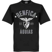 SL Benfica Men's Mens Benfica Established T-Shirt in Black | Size: 4XL