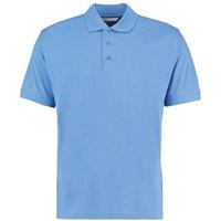 Kustom Kit Men's Klassic Superwash 60C Classic Polo Shirt in Mid Blue | Size: XS