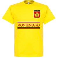 Montenegro Men's Mens Team T-Shirt in Yellow | Size: 4XL