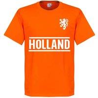Netherlands Men's Holland Team T-Shirt in Orange | Size: Small