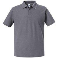 Russell Men's Authentic Polo Shirt in Grey | Size: Large