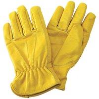 Kent & Stowe Men's Luxury Leather Gloves in Mustard | Size: Large