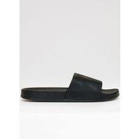 Threadbare Men's Lightweight Cushioned Sliders in Black | Size: 12
