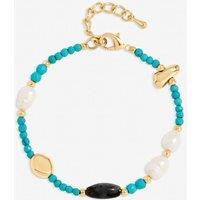 Jon Richard Women's Turquoise Beaded Bracelet