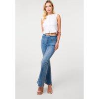 Pink Vanilla Women's Light Blue Flared Jeans | Size: 6