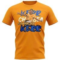 Australia Women's Womens Samantha Kerr Graphic Player Tee in Amber | Size: 2XL