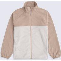 Animal Women's 'Stockholm' Full Zip Breathable Soft Warm & Cosy Snug Fit Fleece in Beige | Size: 20