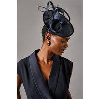 Coast Women's Side Facing Structured Fascinator in Navy