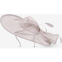 Jon Richard Women's Mink Large Bow Hat Fascinator in Beige