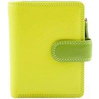 House of Leather Women's Womens Real Leather Purse HOL404 in Lime