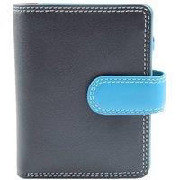 House of Leather Women's Womens Real Leather Purse HOL404 in Blue