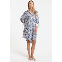 Liquorish Women's Oversized Cat Print Shirt Dress | Size: Medium