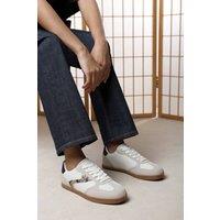 Where's That From Women's Anaiah Low Profile Side Panel Detailed Trainer in White | Size: 7