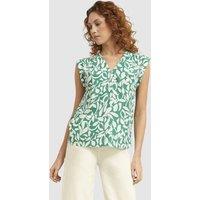 Hobbs London Women's Teresa Sleeveless V-Neck Top in Jade | Size: 22