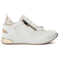 Moda In Pelle Women's 'Corali' Porvair Wedge Trainers in White | Size: 7