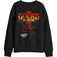 Stranger Things Tales From 85 Gourd Horde Kids Sweatshirt, Black | Size: 7-8 Years