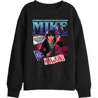Stranger Things Tales From 85 Mike Kids Sweatshirt, Black | Size: 5-6 Years