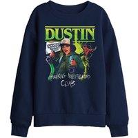 Stranger Things Tales From 85 Dustin Kids Sweatshirt, Navy | Size: 7-8 Years