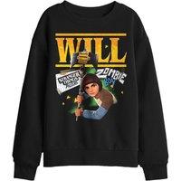 Stranger Things Tales From 85 Will Kids Sweatshirt, Black | Size: 5-6 Years