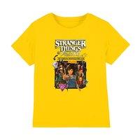Stranger Things Tales From 85 Group Poster Kids T-Shirt, Yellow | Size: 5-6 Years