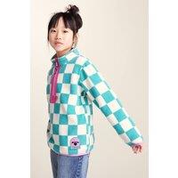 TOG24 'Brecknock' Shaun the Sheep Fleece Zip Neck in Light Green | Size: 4-5 Years