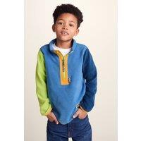 TOG24 Boy's 'Texel' Shaun the Sheep Zip Neck in Blue | Size: 4-5 Years