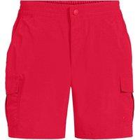 Lands' End Men's Quick Dry SPF50 Cargo Swim Shorts, 7-inch in Red | Size: 2XL