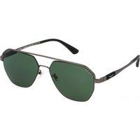 Police Men's SPLP30-590627 Aviator/Navigator Sunglasses in Dark Grey