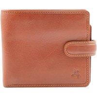 House of Leather Men's Mens Real Leather Wallet HOL242 in Tan