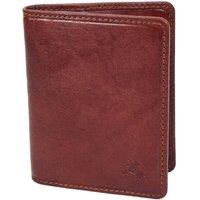 House of Leather Men's Mens Leather Small Wallet HOL04 in Tan