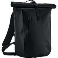 Quadra Men's Lite Roll Top Waterproof Backpack in Black