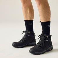 Regatta Men's Blake Breathable Waterproof Walking Boots in Jet Black | Size: 6.5