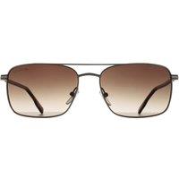 Lacoste Men's Rectangle Gold Brown Gradient L264S