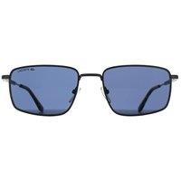 Lacoste Men's Rectangle Dark Gunmetal Blue L277S in Grey