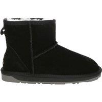 EverAu Australia Men's Real Sheepskin Falcon Mini Classic Boots with TPR Sole in Black | Size: 8
