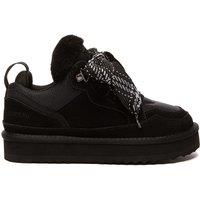 EverAu Australia Men's Real Wool Fabric Men Papuan Lace Up Platform Sneaker Boots with EVA Foaming Sole in Black | Size: 9