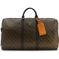Guess Men's Milano Weekend Bag Coffee Logo