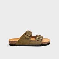 Scholl Men's Julien Sandal Khaki | Size: 41